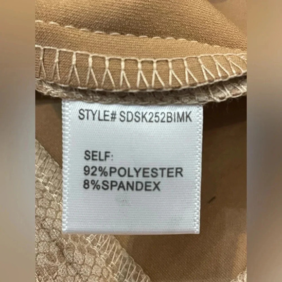 Altar’d State Snakeskin Mini Skirt New - Picture 7 of 7